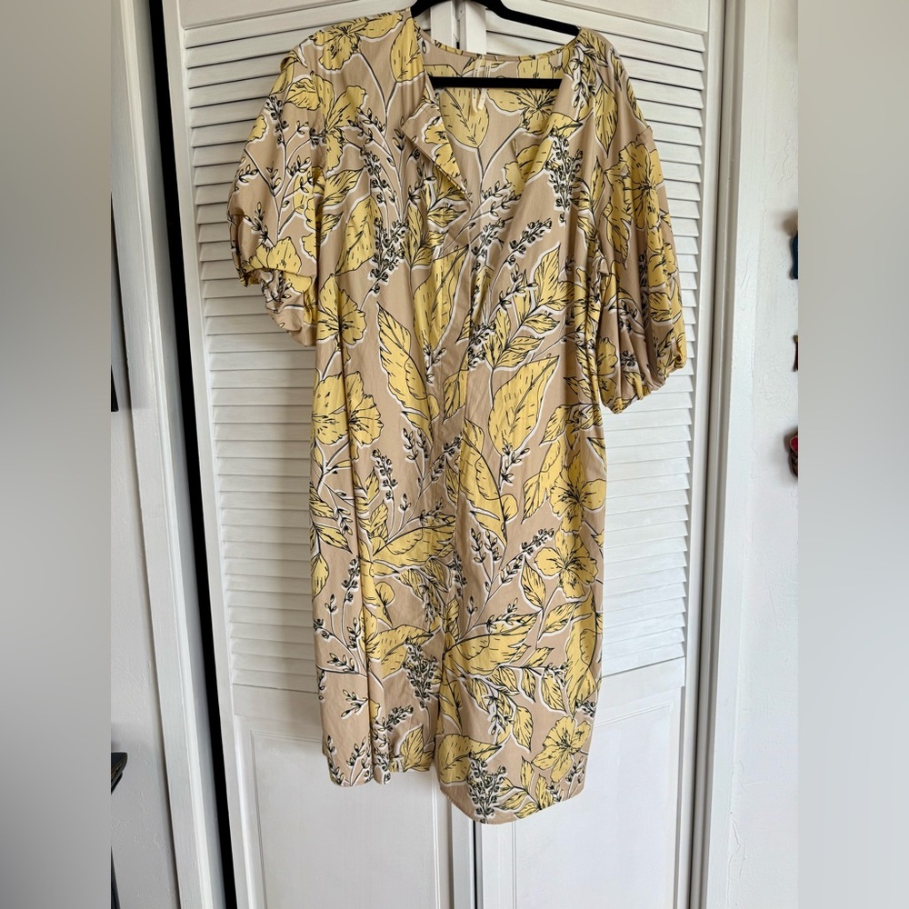 Anthropologie Floral Dress L